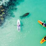 aerial view of people kayaking fort myers