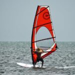 guy on miami windsurfing lessons
