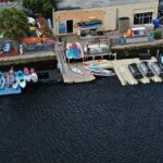 aerial view of paddle board rentals fort lauderdale