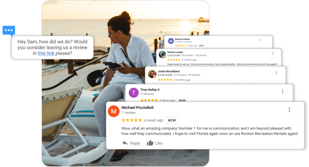 Online Reservation Software concierge auto review collection