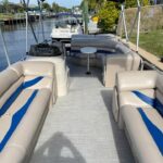 Cape Coral Pontoon Boat Rental View of Deck