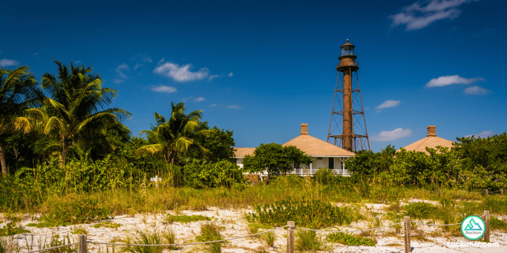 lighthouse next to beach cape coral