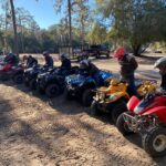 picture of friends ready for their atv rental adventure