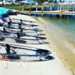 boats ready for kayaking in jupiter