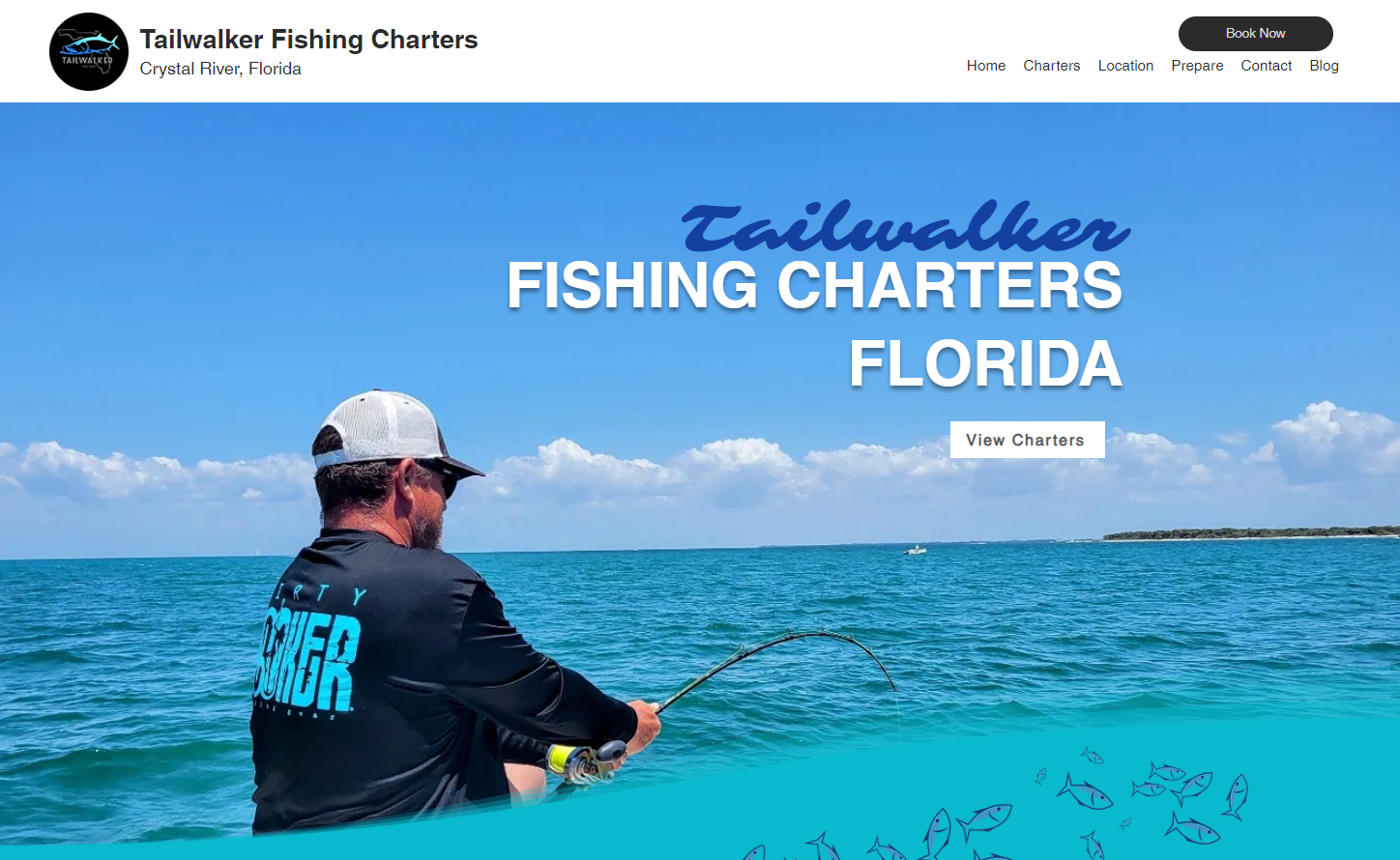 Tailwalker Fishing Website Design by Rockon travel marketing agencies