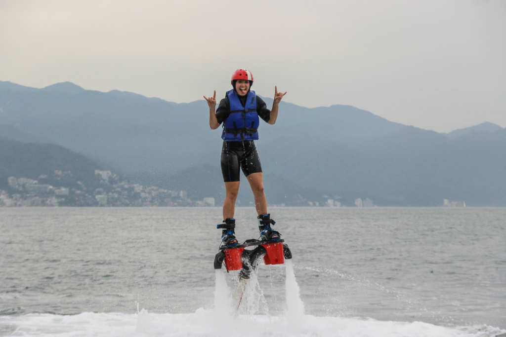 Flyboarding for Valentine's day