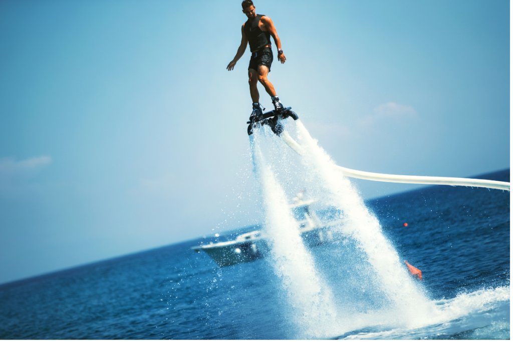 flyboarding as a fun thing for couples to do