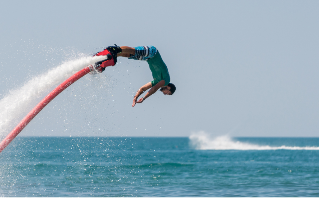 flyboarding for fun things to do for adults